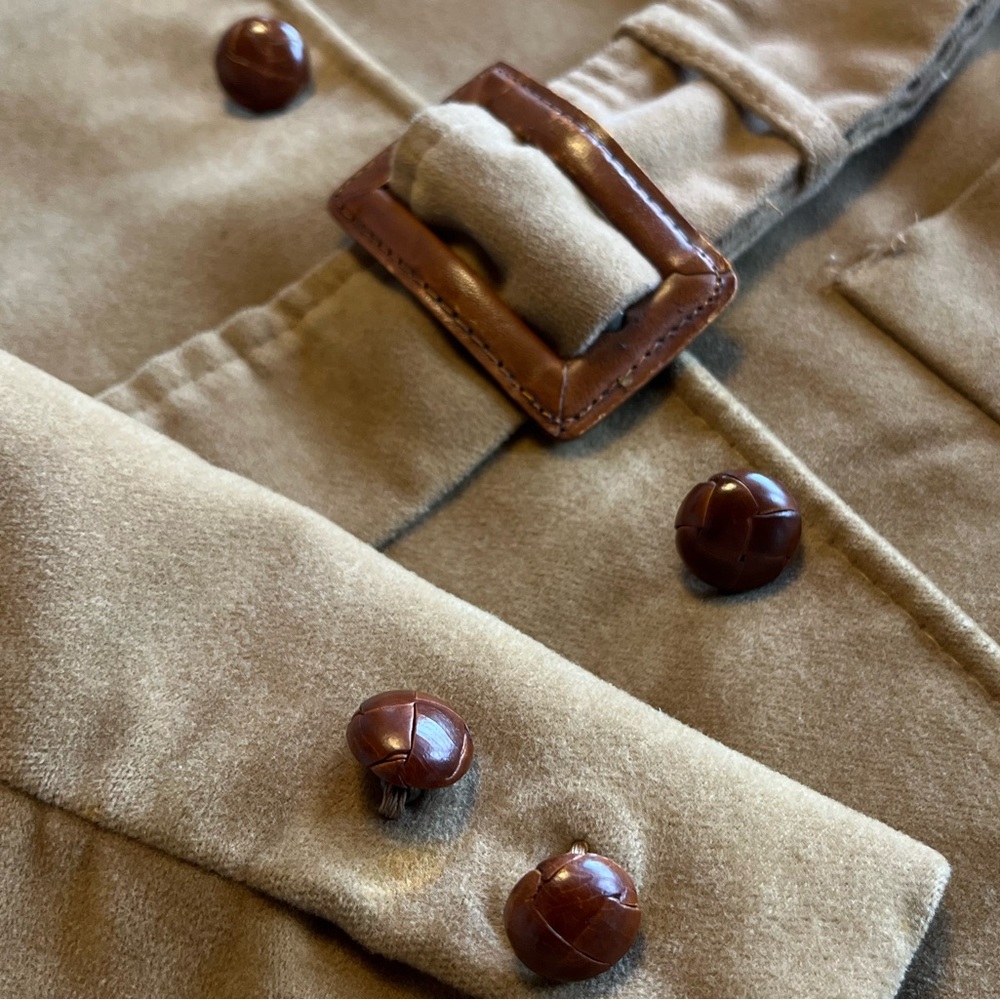 Vintage Coat, Cotton, 36R (Suede appearance) - Picture 5 of 7